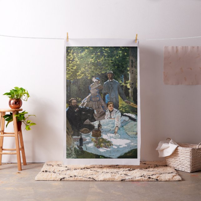 Claude Monet - Luncheon on on Grass, Höger Panel Tyg (In Situ)