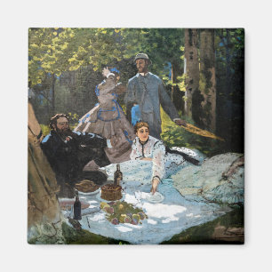 Claude Monet - Luncheon on the Grass, höger panel Magnet