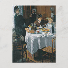 Claude Monet - Luncheon Painting Vykort
