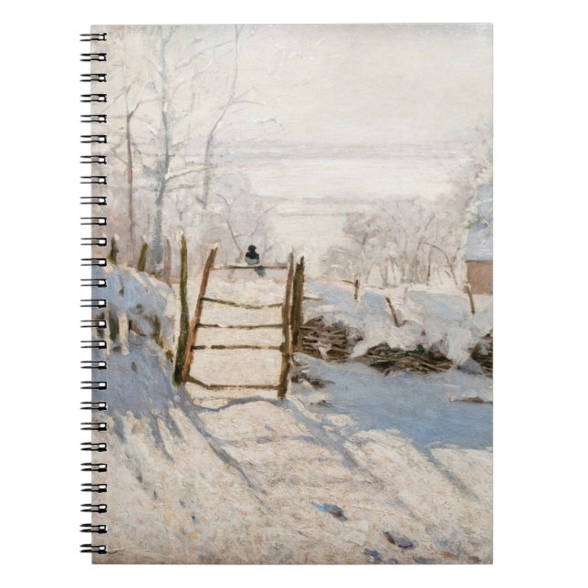 Claude Monet - Magpie Anteckningsbok (Framsidan)