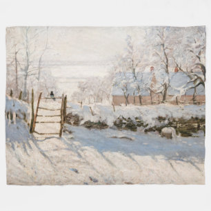 Claude Monet - Magpie Fleecefilt