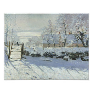 Claude Monet - Magpie Fototryck