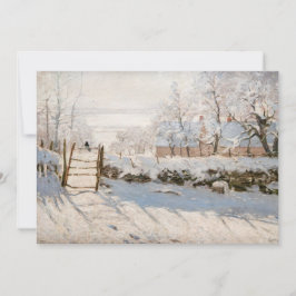 Claude Monet - Magpie Inbjudningar