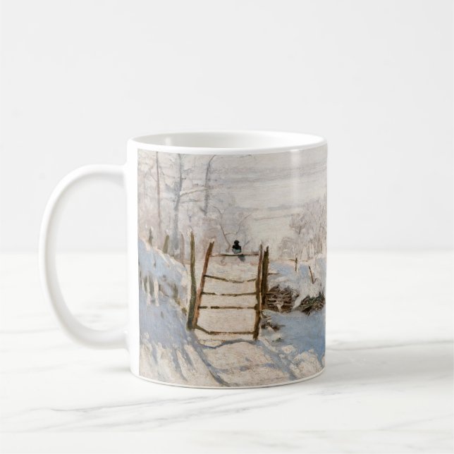 Claude Monet - Magpie Kaffemugg (Vänster)