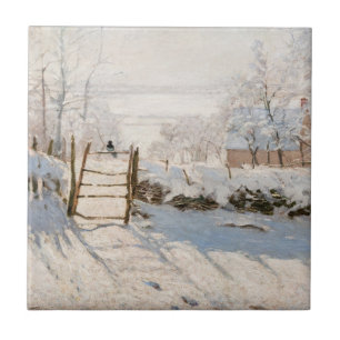 Claude Monet - Magpie Kakelplatta