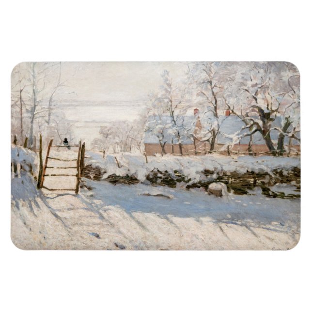 Claude Monet - Magpie Magnet (Horisontell)