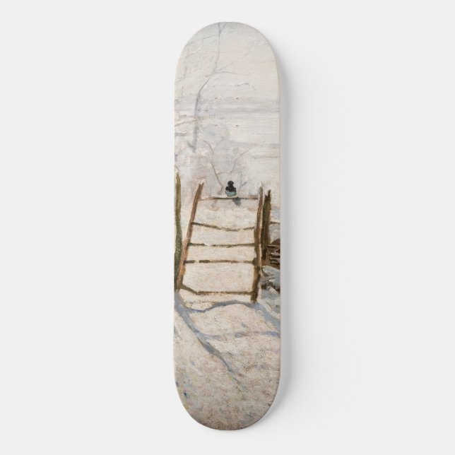 Claude Monet - Magpie Mini Skateboard Bräda 18,5 Cm (Framsida)