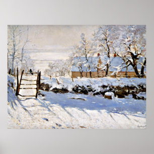 Claude Monet, Magpie Poster