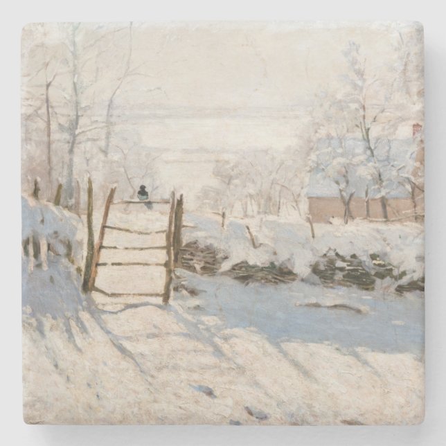 Claude Monet - Magpie Stenunderlägg (Framsidan)