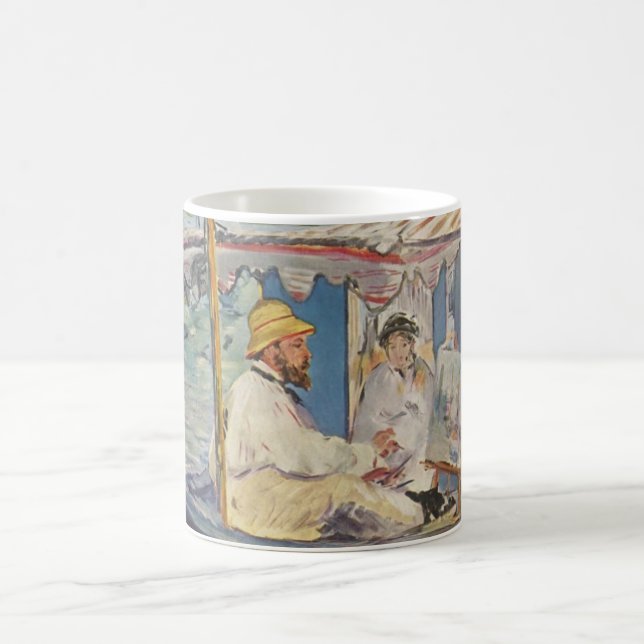 Claude Monet måla - Edouard Manet Kaffemugg (Center)