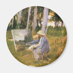 Claude Monet målar, Skogsbryn av Sargent Magnet
