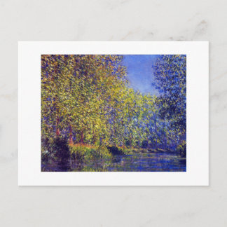Claude Monet-målarbend i Epte nära Giverny Vykort
