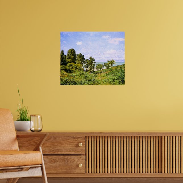 Claude Monet-målning, By the Sea, Poster (Vardagsrum 2)