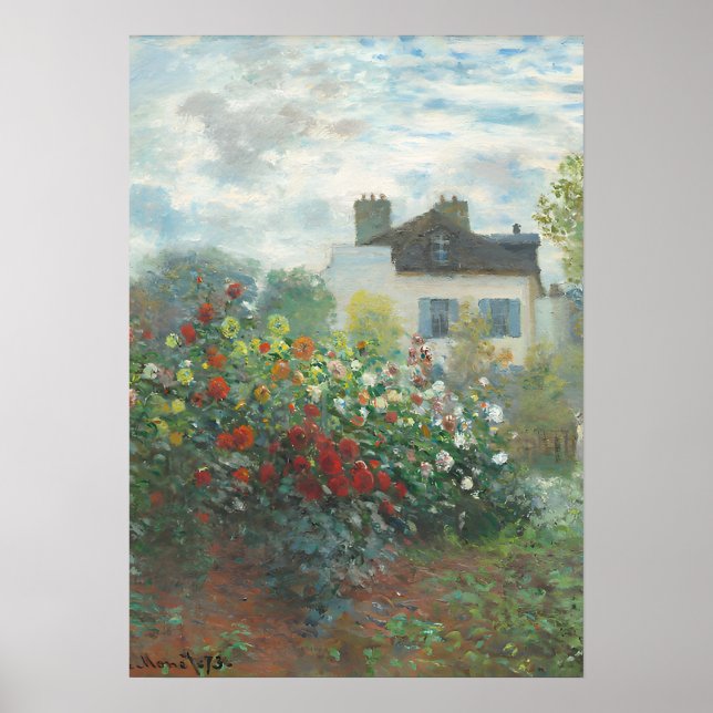 Claude Monet målning Poster (Framsidan)