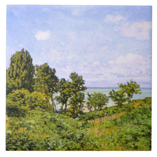 Claude Monet målning, Vid havet, Kakelplatta