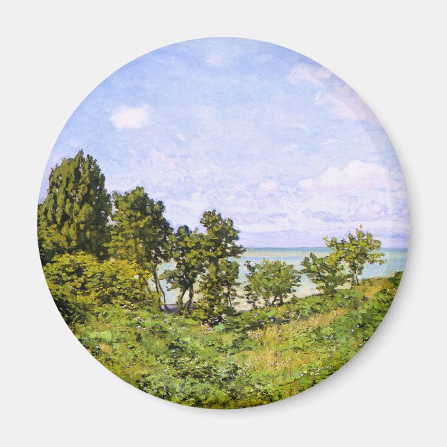 Claude Monet-målning, Vid havet, Magnet (Framsidan)
