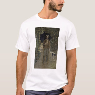 Claude Monet man med ett paraply, c.1868-69 Tee