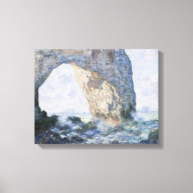 Claude Monet | Manneporte Etretat Canvastryck (Framsida)
