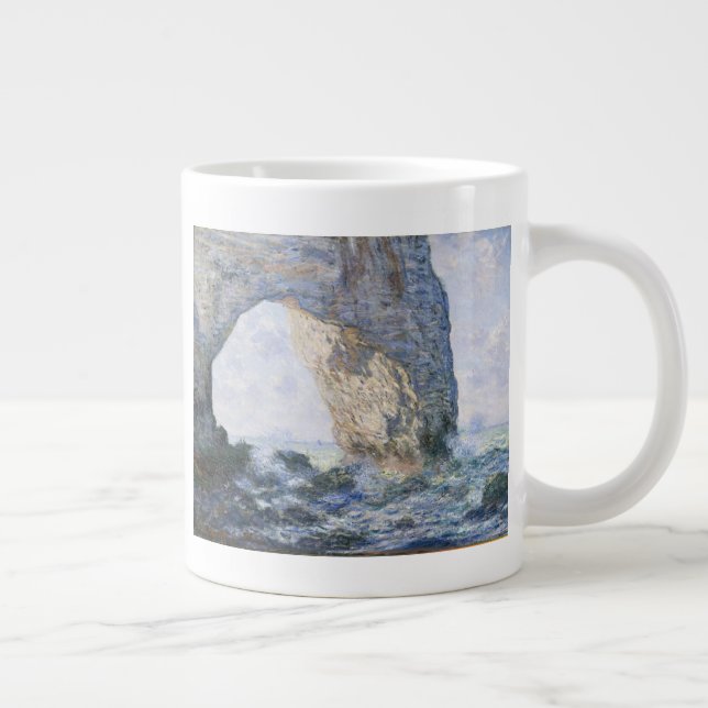 Claude Monet| Manneporte Etretat Jumbo Mugg (Höger)