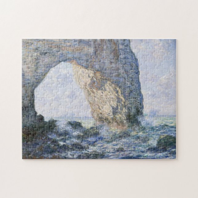 Claude Monet | Manneporte Etretat Pussel (Horisontell)