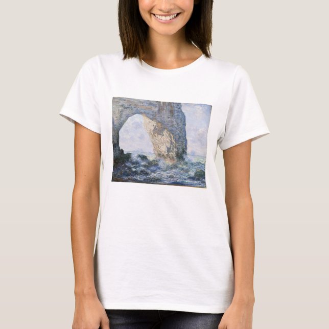 Claude Monet | Manneporten Etretat Tee Shirt (Framsida)