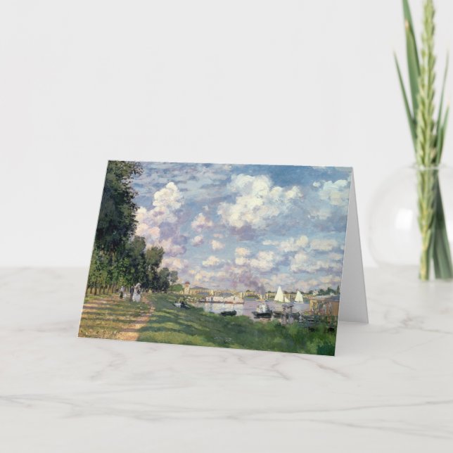 Claude Monet | marinaen på Argenteuil, 1872 Kort (Framsida)