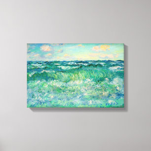 Claude Monet Marine Pourville Frankrike 17X11,25" Canvastryck