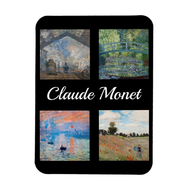 Claude Monet Masterbit Patchwork Magnet (Vertikal)