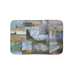Claude Monet - mästerverk Patchwork Badrumsmatta