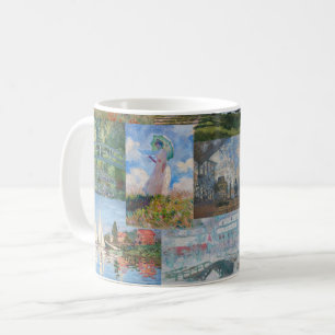 Claude Monet - mästerverk Patchwork Kaffemugg