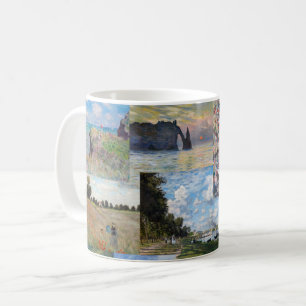 Claude Monet - mästerverk Patchwork Kaffemugg