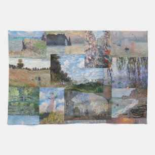 Claude Monet - mästerverk Patchwork Kökshandduk