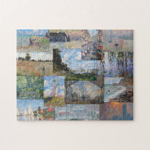 Claude Monet - mästerverk Patchwork Pussel