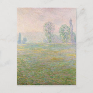 Claude Monet Meadows in Giverny, 1888 Vykort