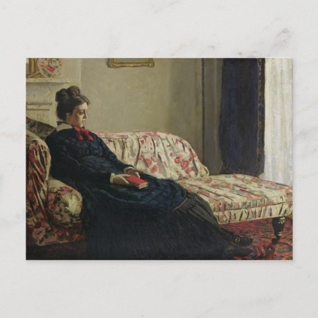 Claude Monet | Meditation eller Madame Monet Vykort (Framsida)