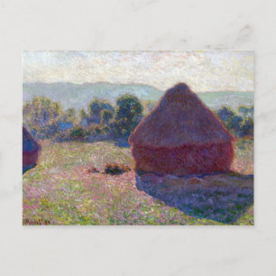 Claude Monet Meules, Milieu du Jour Vykort