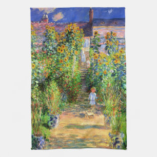 Claude Monet: Monets trädgård på Vétheuil Kökshandduk