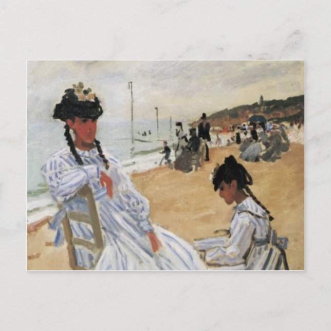 Claude Monet Mor och barn Morsdagskort Vykort (Framsida)