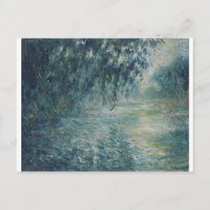 Claude Monet - Morgon om konstverket Seine Vykort
