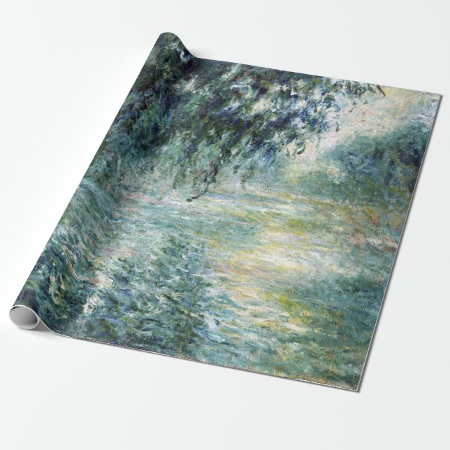 Claude Monet Morgon om Seine Presentpapper (Utrullad)