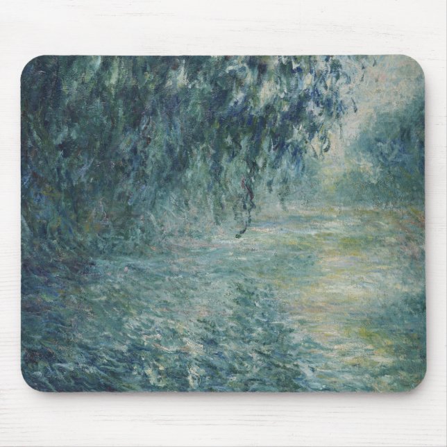 Claude Monet - morgon på Seine Musmatta (Framsidan)