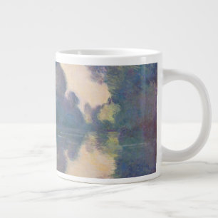 Claude Monet   Morgon på Seine nära Giverny Jumbo Mugg