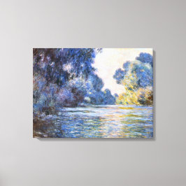 Claude Monet, morgon på Seine på Giverny Canvastryck