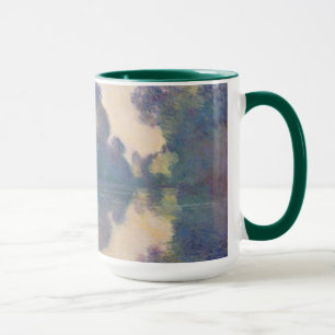 Claude Monet morgon på Seinen nära Giverny Mugg