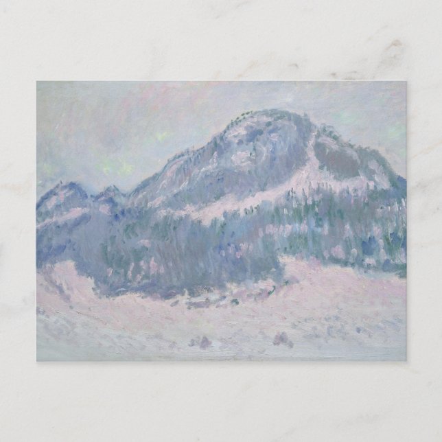 Claude Monet | Mount Kolsaas, Norge, 1895 Vykort (Framsida)