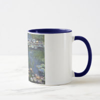 Claude Monet mugg "för näckros" kaffe