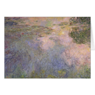 Claude Monet näckrosdamm Hälsningskort