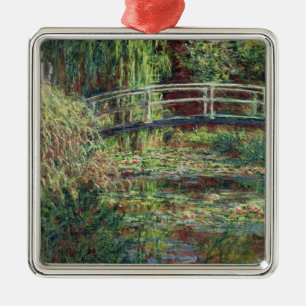 Claude Monet näckrosdamm: Rosa Harmoni, 1900 Julgransprydnad Metall