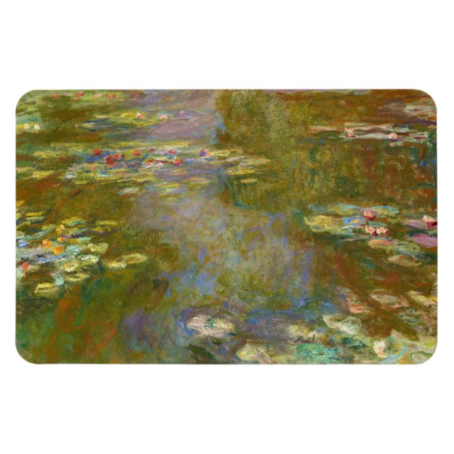 Claude Monet - Näckrosdammen 1917 Magnet (Horisontell)