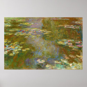 Claude Monet - Näckrosdammen 1917 Poster